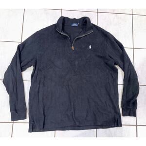 Polo Ralph Lauren quarter zip pullover 2XL
Black longsleeve